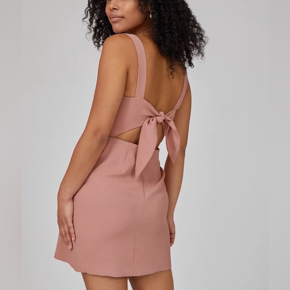 Wilfred aperture Pink Mini Dress